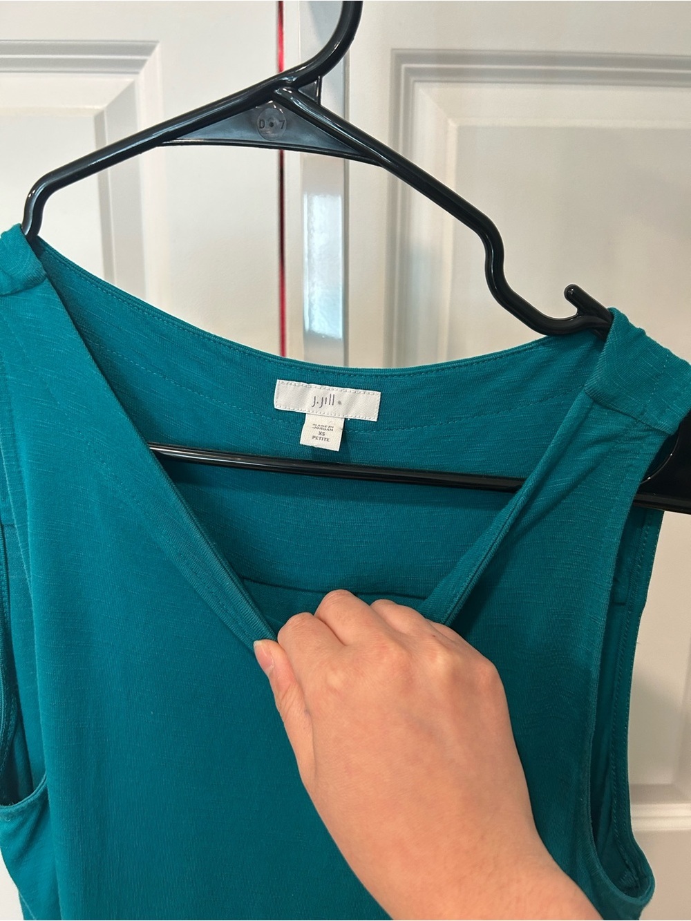 J. Jill Teal Sleeveless Maxi Dress - Picture 2 of 3